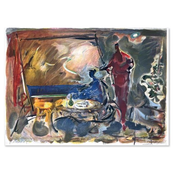 Avinoam Kosowsky Limited Edition Serigraph On Paper