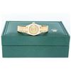Image 6 : Rolex Ladies 18K Yellow Gold Factory Champagne Diamond President Wristwatch With Box