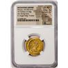 Image 1 : Byzantine Empire 602-610 AD Phocas AV Solidus Ancient Gold Coin NGC Ch AU