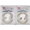 Image 1 : Lot of 2005-W & 2006-W $1 Proof American Silver Eagle Coins PCGS PR69DCAM First Strike