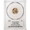 Image 2 : 2023 $5 American Gold Eagle Coin PCGS MS70 First Day of Issue