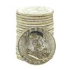 Image 1 : Roll of (20) 1962-D Brilliant Uncirculated Franklin Half Dollar Coins