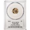 Image 2 : 2023 $5 American Gold Eagle Coin PCGS MS70 First Day of Issue