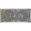 Image 2 : 1864 $10 Confederate States of America Note