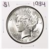 Image 1 : 1934 $1 Peace Silver Dollar Coin
