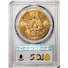 Image 2 : 1928 Mexico 50 Pesos Gold Coin KM-481 PCGS MS63