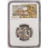 Image 1 : 336-323 BC Kingdom of Macedon Alexander III AR Tetradrachm Ancient Coin NGC F