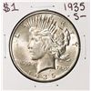 Image 1 : 1935-S $1 Peace Silver Dollar Coin