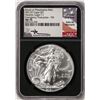 Image 1 : 2021(P) $1 American Silver Eagle Coin NGC MS70 Emergency FDI Mercanti Philadelphia