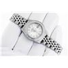Image 3 : Rolex Ladies Stainless Steel Silver Index Diamond Date Wristwatch