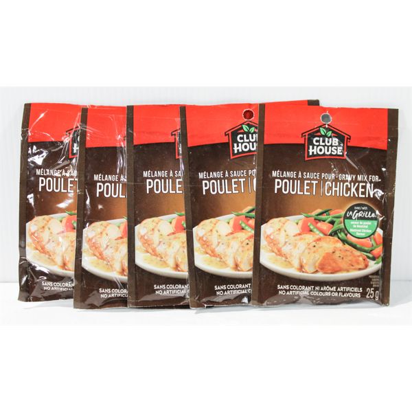 5 PKS CLUB HOUSE CHICKEN GRAVY MIX - 25G PER