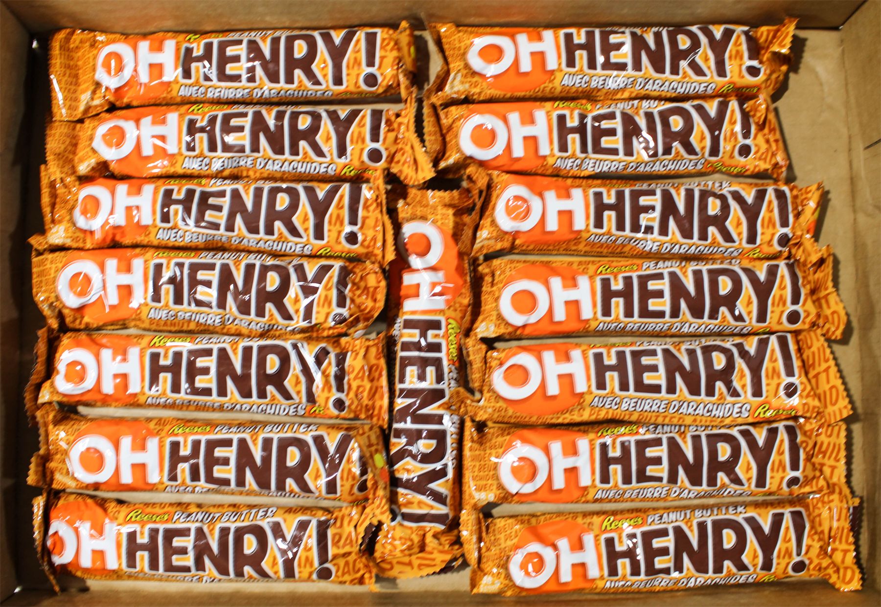 15 REESES PEANUT BUTTER OH HENRY! CHOCOLATE BARS