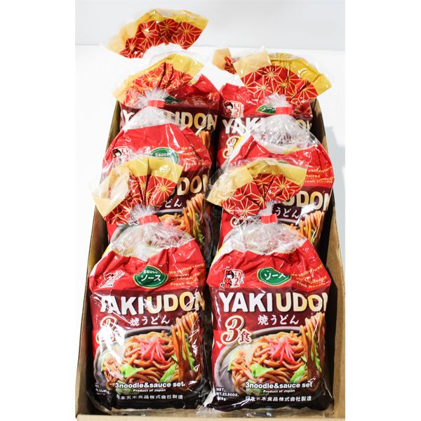 SIX PKS YAKIUDON 3 NOODLE & SAUCE SET