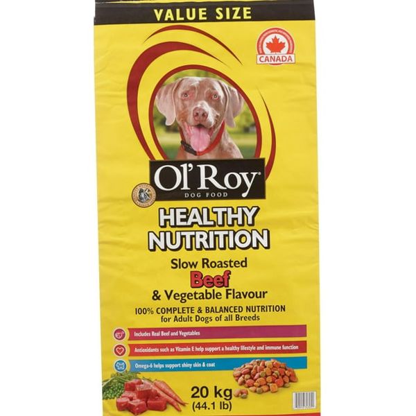 OL ROY HEALTHY NUTRITION BEEF 20KG DOG FOOD