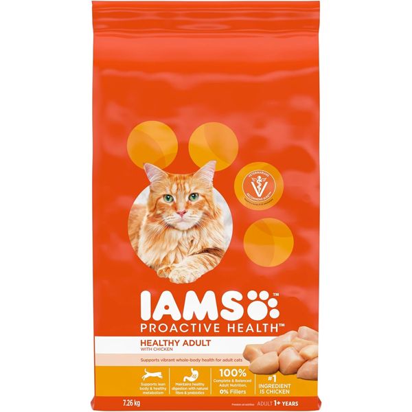 IAMS PROACTIVE HEALTH ADULT W/ CHICKEN 7.2KG