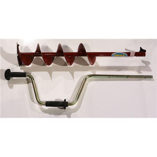 LIKE NEW 6" DIAMETER "ESKIMO" ICE AUGER
