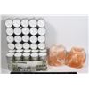 Image 1 : X2 SALT LAMPS INCLUDES SEVERAL CANDLES