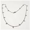 Image 1 : 10K WHITE GOLD 16" 4.23G NECKLACE