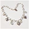 Image 2 : SILVER 16.71G GENUINE GEMSTONE 15" NECKLACE