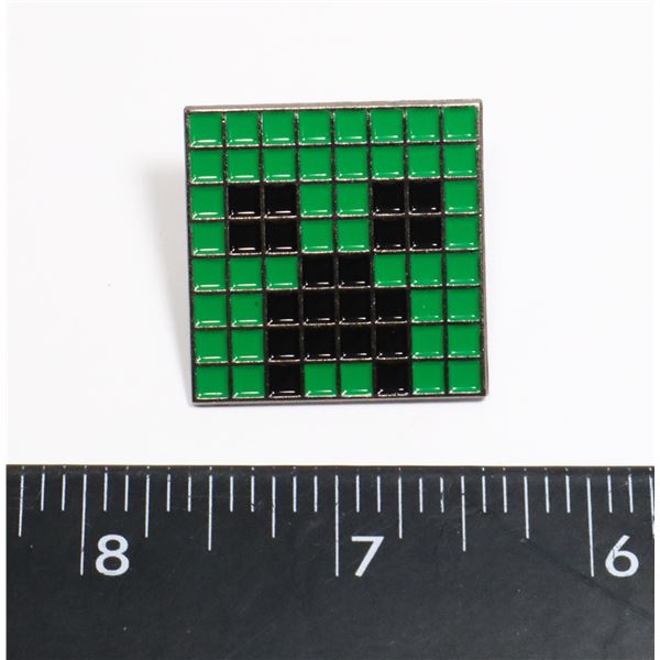 NEW MINECRAFT THEME CREEPER LAPEL PIN