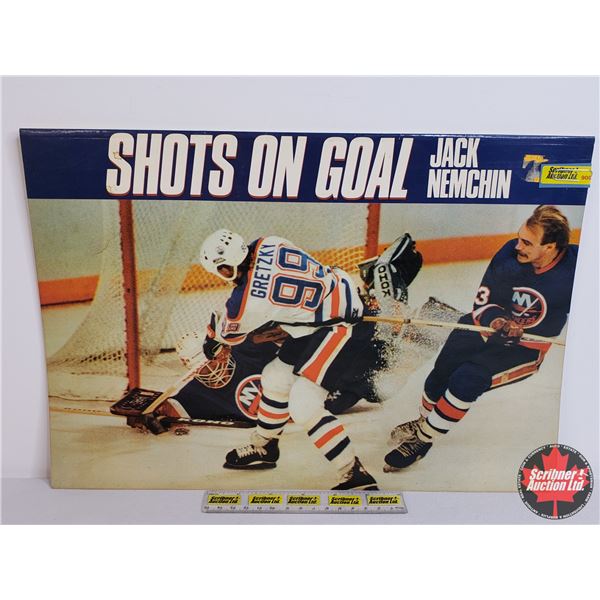 1984 Hockey Book - Shots on Goal - Jack Nemchin: Bruins, Sabres, Flames, Black Hawks, Red Wings, Oil