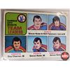 Image 8 : 1975 Topps Chewing Gum - Team Leaders - Checklist: Boston Bruins, Chicago Black Hawks, & Kansas City