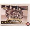 Image 2 : 1992 Upper Deck - Hockey Heroes "The First Production Line" - Gordie Howe: Red Wings (Sheet of 9) (S