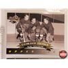 Image 8 : 1992 Upper Deck - Hockey Heroes "The First Production Line" - Gordie Howe: Red Wings (Sheet of 9) (S