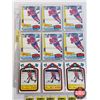 Image 3 : Hockey Cards 1980's-1990's Variety (4 Sheets ~ 9 Cards Per Sheet) : Incl. Mark Messier, Guy Lafleur,