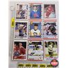 Image 1 : Hockey Cards 1980's-1990's Variety Rookie Cards (3 Sheets ~ 9 Per Sheet) : Incl. Owen Nolan, Jaromir