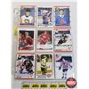 Image 3 : Hockey Cards 1980's-1990's Variety Rookie Cards (3 Sheets ~ 9 Per Sheet) : Incl. Owen Nolan, Jaromir