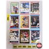 Image 1 : Hockey Cards 1989-90-91 Variety - Wayne Gretzky : Kings & Oilers (Sheet of 9) (SEE PICS!)