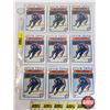 Image 1 : Hockey Cards 1982-1984 O Pee Chee - Paul Coffey : Oilers (2 Sheets ~ 9 Per Sheet) (SEE PICS!)