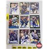 Image 1 : Hockey Cards 1980-1990's Variety - Signed (3 Sheets ~ 9 Per Sheet) : Incl. David Oliver, Todd Marcha