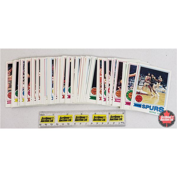 1977 Topps Chewing Gum NBA Cards (60) : Incl. Ricky Sobers, Austin Carr, Ken Charles, Kevin Grevey,