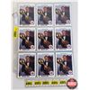 Image 1 : Hockey Cards 1989-1990 Upper Deck/Topps Mark Messier : Oilers/Rangers (4 Sheets ~ 9 Per Sheet) (SEE 