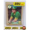 Image 1 : 1987 Topps #620 All-Star Rookie - Jose Canseco : Oakland Athletics (In Card Sleeve) (SEE PICS!)