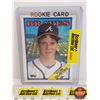 Image 1 : 1988 Topps Chewing Gum #779 Rookie - Tom Glavine : Braves (In Card Sleeve) (SEE PICS!)