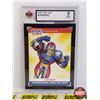 Image 1 : 1990 Pro Set Superpro NFL Card "Introducing A New NFL Hero" : (Certified KSA 8.5 NMM+) (SEE PICS!)