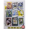 Image 1 : NFL Cards 1990's-2000's Variety (3 Sheets ~ 9 Per Sheet) : Incl. Antonio Gibson, Chase Edmonds, Cam 