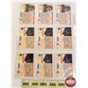 Image 2 : NFL Cards 1989 Pro Set Rookies (Sheet of 9) : Incl. Randall McDaniel & Tim Brown(SEE PICS!)