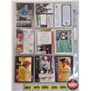 Image 2 : Hockey Cards 1990's Variety - Signed (5 Sheets ~ 9 Per Sheet) : Incl. Nelson Emerson, Ken Klee, Yuri