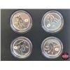 Image 2 : RCM 2005 Sterling Silver Four-Coin Set : Hockey Legends - Montreal Canadiens (COA - SEE PICS!)