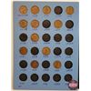 Image 2 : USA One Cent Collection in Whitman Folder (62 Coins) 1917 - 1958 (Not Complete - Intermittent) (SEE 