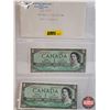 Image 2 : Canada $1 Bills 1954 *Replacement (5 Consecutive!) : Beattie/Rasminsky # *BM2984274-4278 (See Pics f