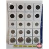 Image 2 : Canada Coins - Sheet of 20:  - Large Cent : 1859; 1876H; 1881H; 1859; 1900; 1918; 1920 - Ten Cent : 