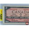 Image 2 : Canada $2 Bill 1954 *Replacement : Beattie/Rasminsky # *BB2630286 (See Pics for Varieties, Condition