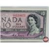 Image 2 : Canada $10 Bill 1954DF "Devil's Face" : Coyne/Towers #CD0134471 (See Pics for Varieties, Conditions,