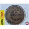 Image 2 : Province du Bas Canada 1837 Half Penny (Stamped: Devins & Bolton Montreal) (SEE PICS!)