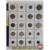 Image 1 : Foreign Coin Collection - Variety - Silver (Sheet of 20): France; Great Britain; Netherlands; Iran; 